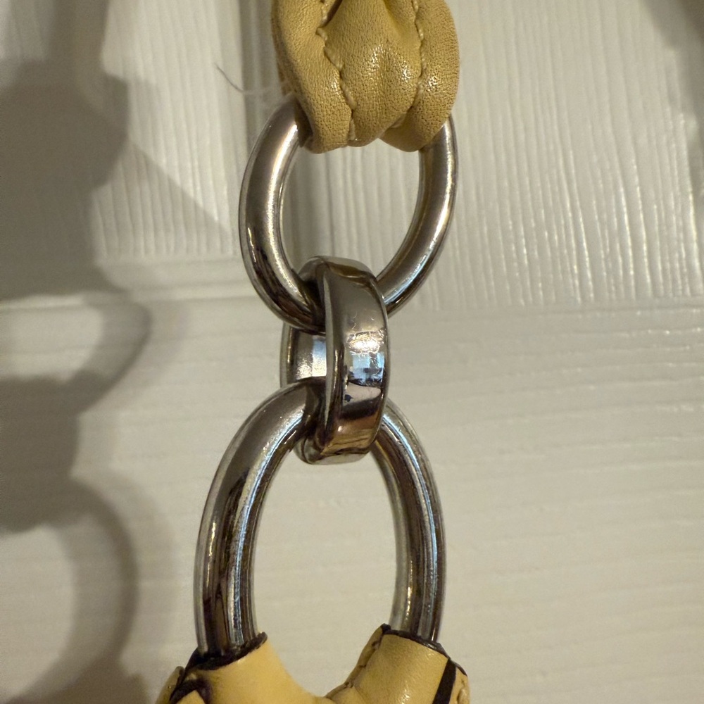 Coach Buttercup Yellow Leather Shoulder Bag - Picture 7 of 14